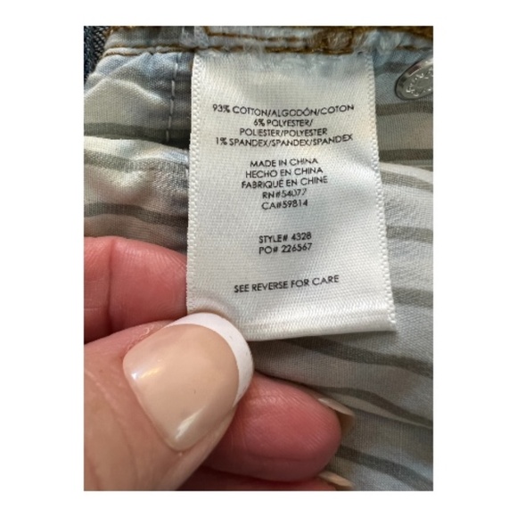 EUC Cabi skinny blue jeans – size 12 - Picture 6 of 7